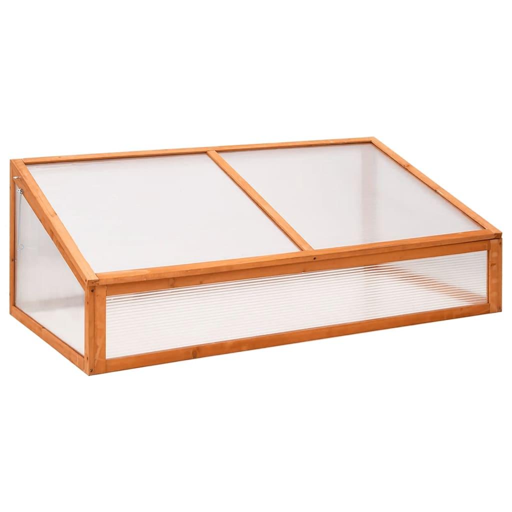 Greenhouse Orange 110x58.5x39 cm Fir Wood