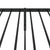 Metal Bed Frame without Mattress with Headboard Black 107x203 cm King Single