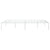 Metal Bed Frame without Mattress White 150x200 cm