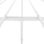 Metal Bed Frame without Mattress White 150x200 cm