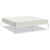 Metal Bed Frame without Mattress White 183x203 cm King
