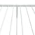 Metal Bed Frame without Mattress with Footboard White 107x203 cm King Single