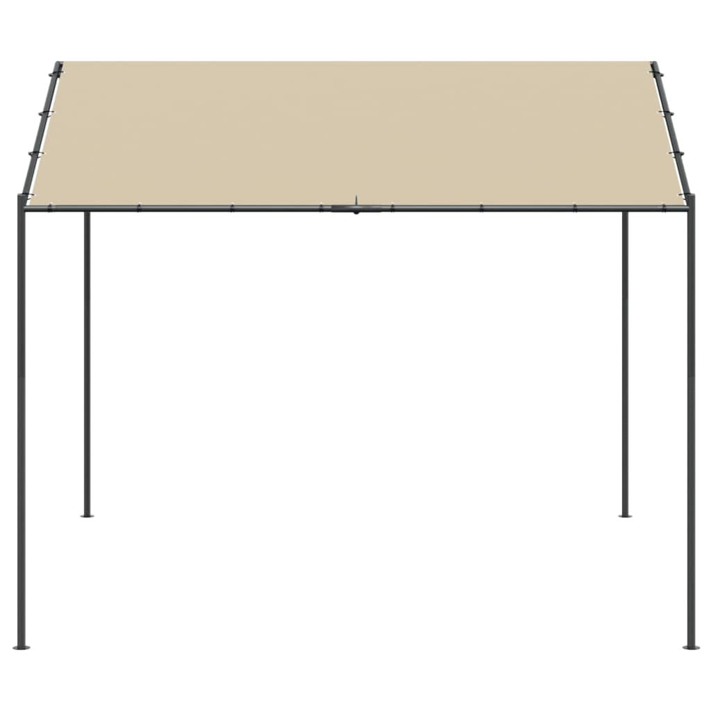 Canopy Tent Beige 4x4 m Steel  and Fabric