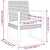 Garden Armchair with Cushion Black Poly Rattan