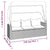 3-Seater Garden Sofa with Roof and Footstool Black Poly Rattan