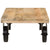 Coffee Table with Wheels 110x55x29.5 cm Solid Wood Mango
