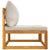 3 Piece Garden Lounge Set with Cushions Solid Wood Acacia