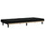 Sofa Bed with Cup Holders Black Fabric