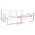 Sofa Bed with Armrests Black Velvet