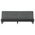 Sofa Bed Dark Grey Fabric