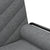 Sofa Bed with Armrests Dark Grey Fabric