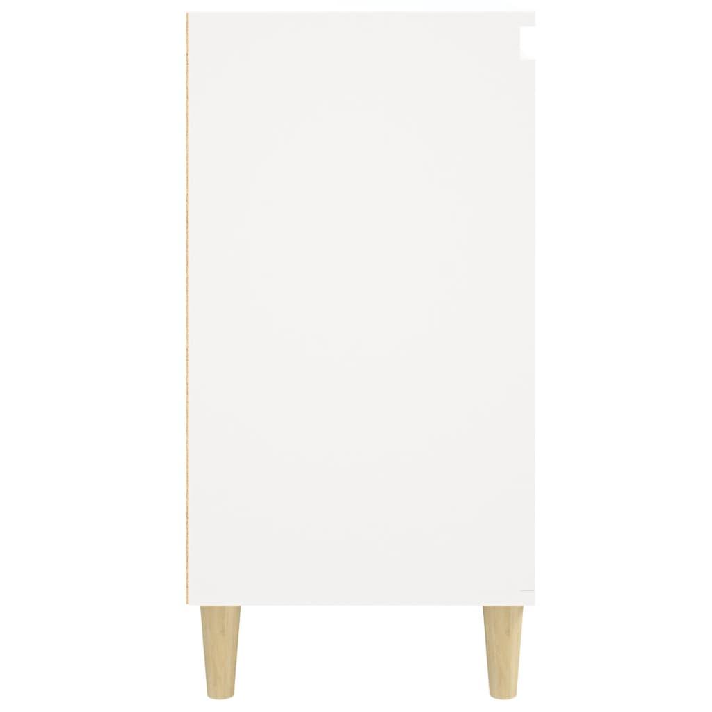 Bedside Cabinet White 40x35x70 cm Engineered Wood