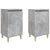 Bedside Cabinets 2 pcs Concrete Grey 40x35x70 cm Engineered Wood