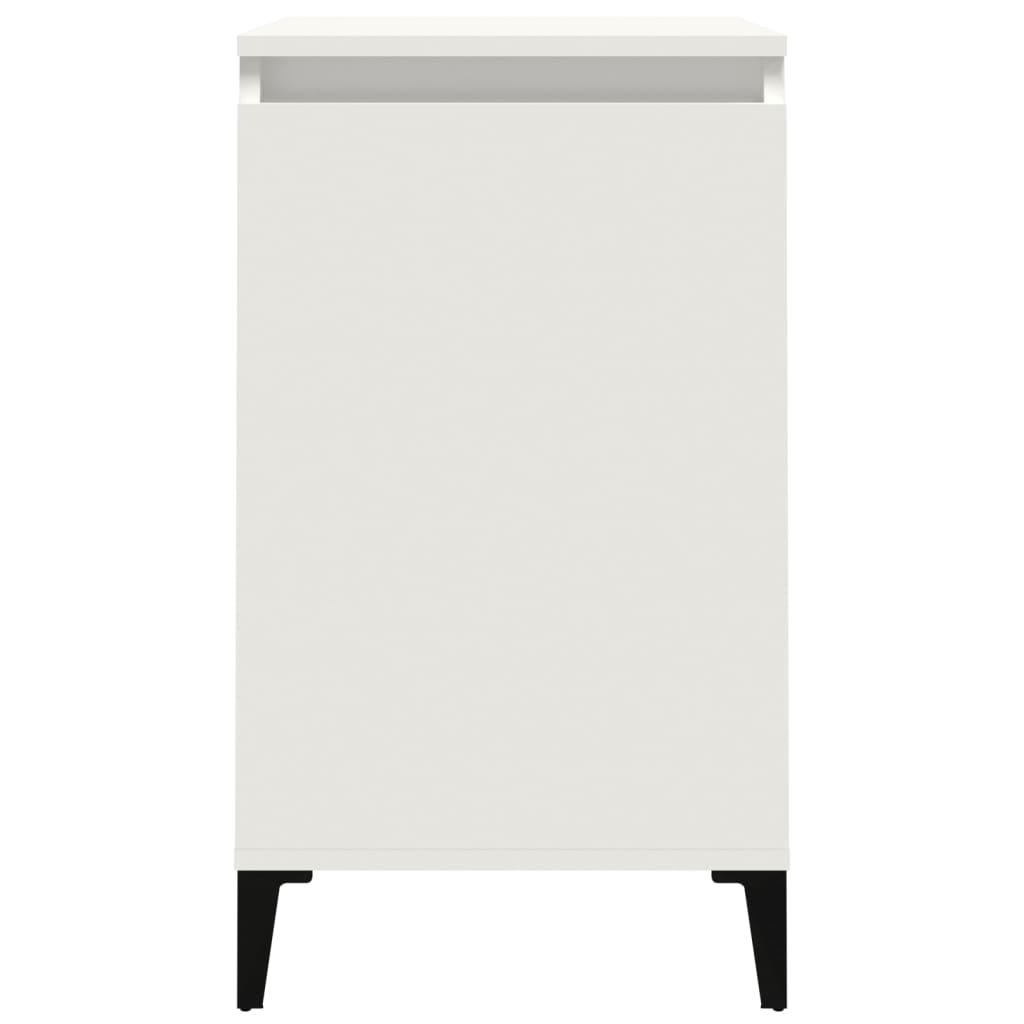 Bedside Cabinets 2 pcs White 40x35x70 cm Engineered Wood