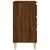 Bedside Cabinet Brown Oak 40x35x70 cm Engineered Wood