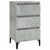 Bedside Cabinet Concrete Grey 40x35x70 cm Engineered Wood