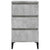 Bedside Cabinet Concrete Grey 40x35x70 cm Engineered Wood
