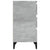 Bedside Cabinet Concrete Grey 40x35x70 cm Engineered Wood