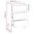 Bedside Cabinet Concrete Grey 40x35x70 cm Engineered Wood