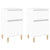 Bedside Cabinets 2 pcs White 40x35x70 cm
