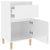 Bedside Cabinets 2 pcs High Gloss White 40x35x70 cm