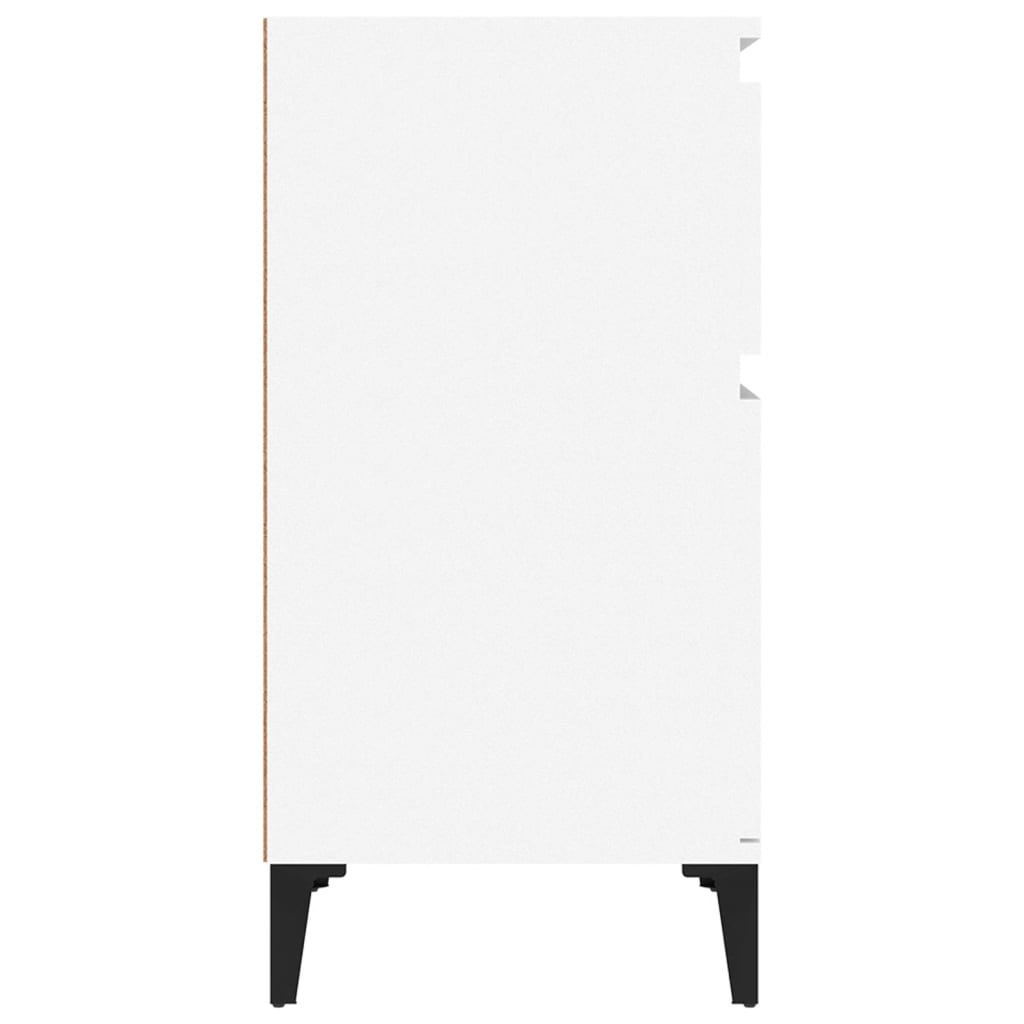 Bedside Cabinets 2 pcs White 40x35x70 cm