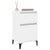 Bedside Cabinets 2 pcs High Gloss White 40x35x70 cm