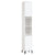 Bathroom Cabinet White 30x30x190 cm Engineered Wood