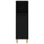 Bathroom Cabinet Black 30x30x100 cm Engineered Wood