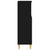 Bathroom Cabinet Black 30x30x100 cm Engineered Wood