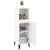 Bathroom Cabinet White 30x30x100 cm Engineered Wood