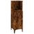 Bathroom Cabinet Smoked Oak 30x30x100 cm Engineered Wood