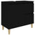 Bathroom Cabinet Black 65x33x60 cm Engineered Wood