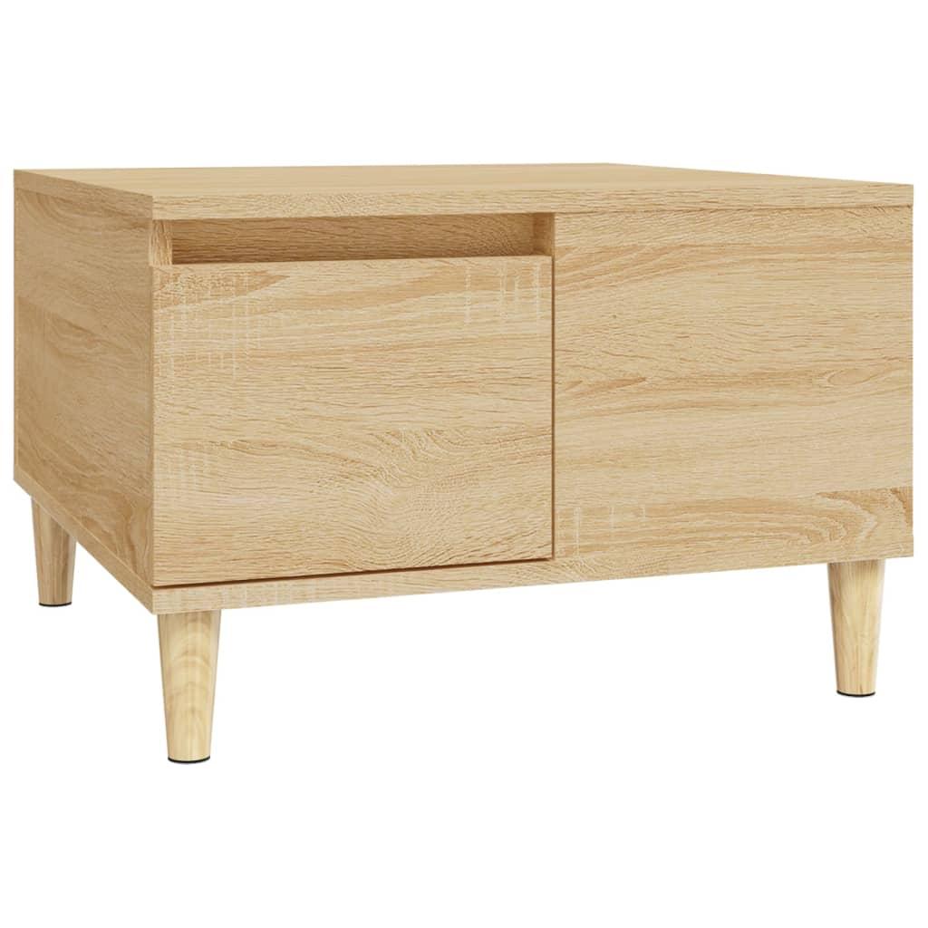Coffee Table Sonoma Oak 55x55x36.5 cm Engineered Wood