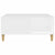 Coffee Table White 80x80x36.5 cm Engineered Wood