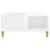 Coffee Table High Gloss White 80x80x36.5 cm Engineered Wood