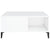 Coffee Table White 80x80x36.5 cm Engineered Wood