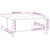 Coffee Table White 80x80x36.5 cm Engineered Wood