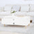 Coffee Table White 90x50x36.5 cm Engineered Wood