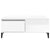 Coffee Table High Gloss White 90x50x36.5 cm Engineered Wood