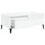 Coffee Table High Gloss White 90x50x36.5 cm Engineered Wood