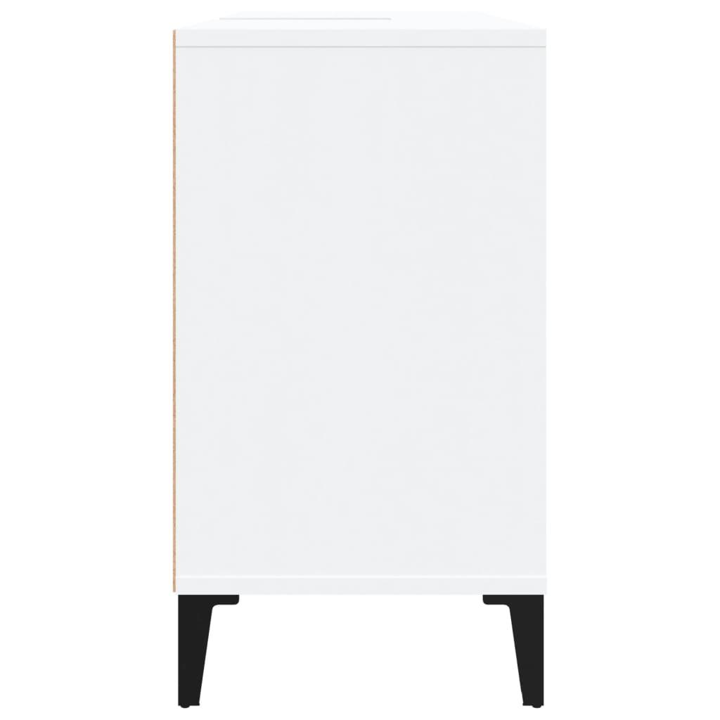 Sink Cabinet White 80x33x60 cm Engineered Wood