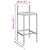 Bar Stools 2 pcs Black Poly Rattan and Solid Wood Acacia