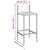 Bar Stools 4 pcs Grey Poly Rattan and Solid Wood Acacia
