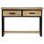 Console Table 110x30x75 cm Solid Rough Wood Mango