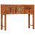 Console Table 120x32x80 cm Solid Rough Wood Acacia