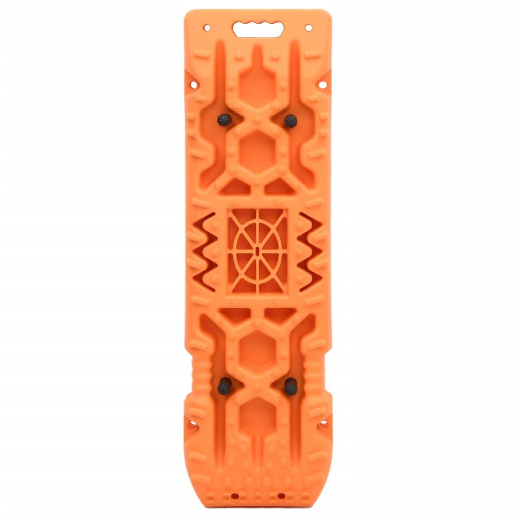 Traction Boards 2 pcs Orange 107x31x7 cm Nylon