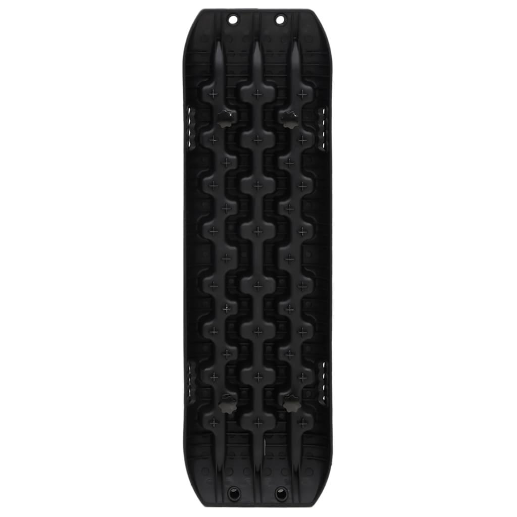 Traction Boards 2 pcs Black 106x30.5x7 cm Nylon