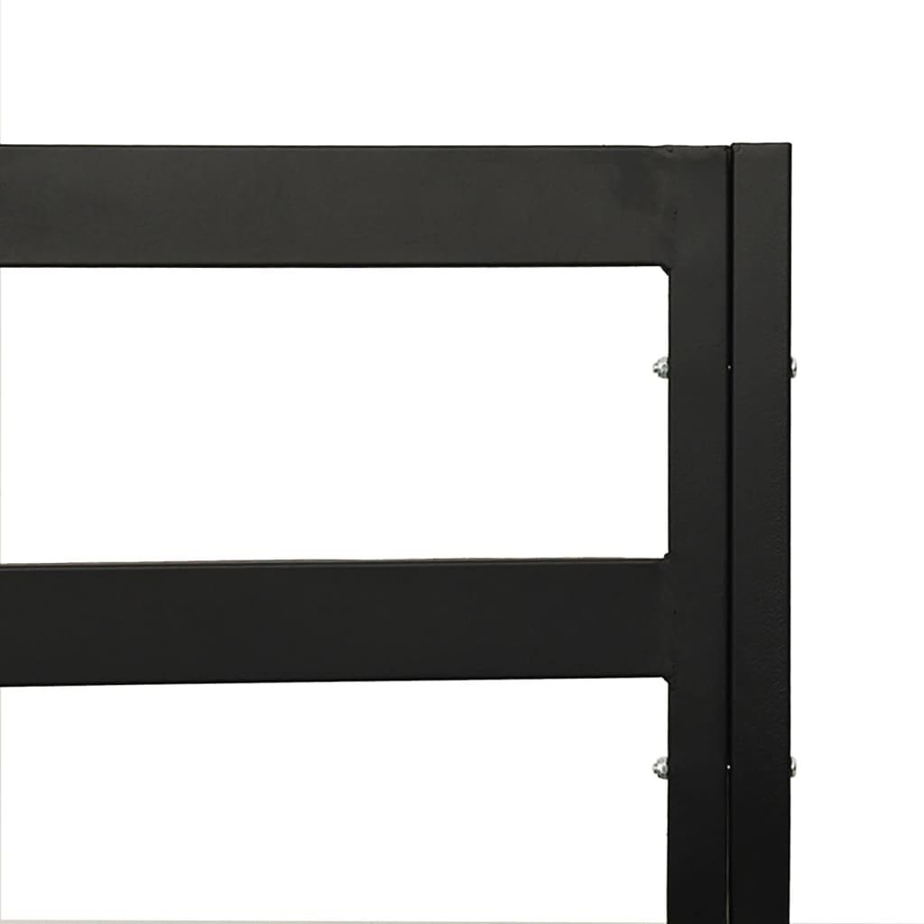 Garden Chairs with Grey Cushions 2 pcs 62x75x79 cm Steel