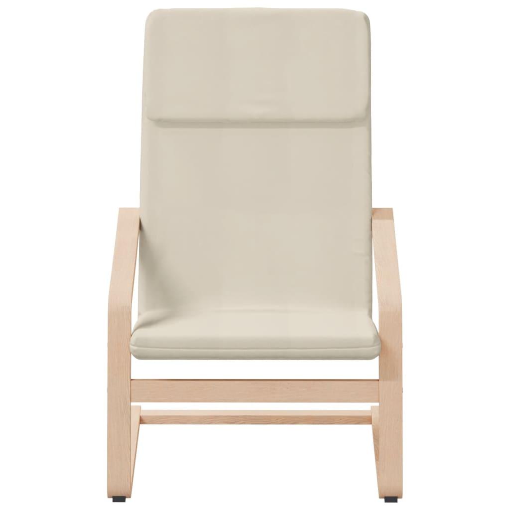 Relaxing Chair Cream Fabric